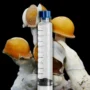 UFO mushroom spore syringe